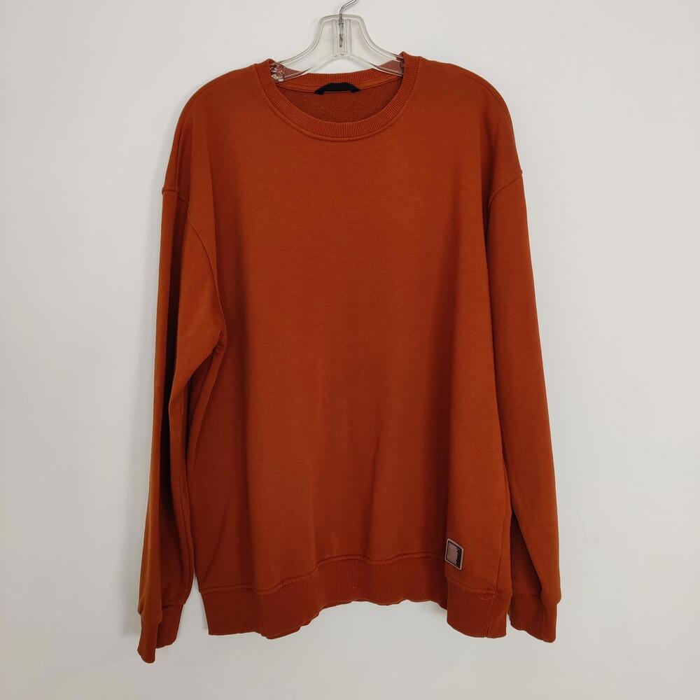 LC Waikiki Men's Dark Orange Sweatshirt Size XL
